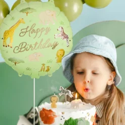 Folieballon Happy Birthday Safari Party