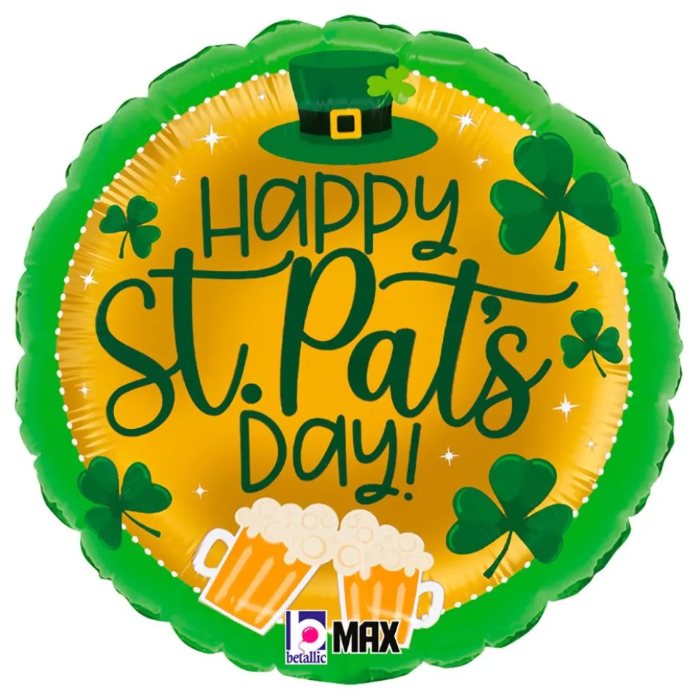 Folieballon Happy St. Pat's Day