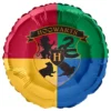 Folieballon Harry Potter™ Elevhuse Rund