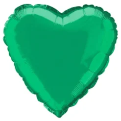 Folieballon Hjerte Grøn