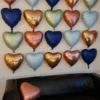Folieballon Hjerte Guld