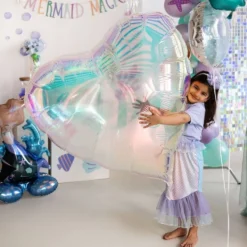 Folieballon Hjerte Iridescent Stor