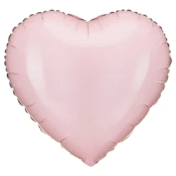 Folieballon Hjerte Lyserød