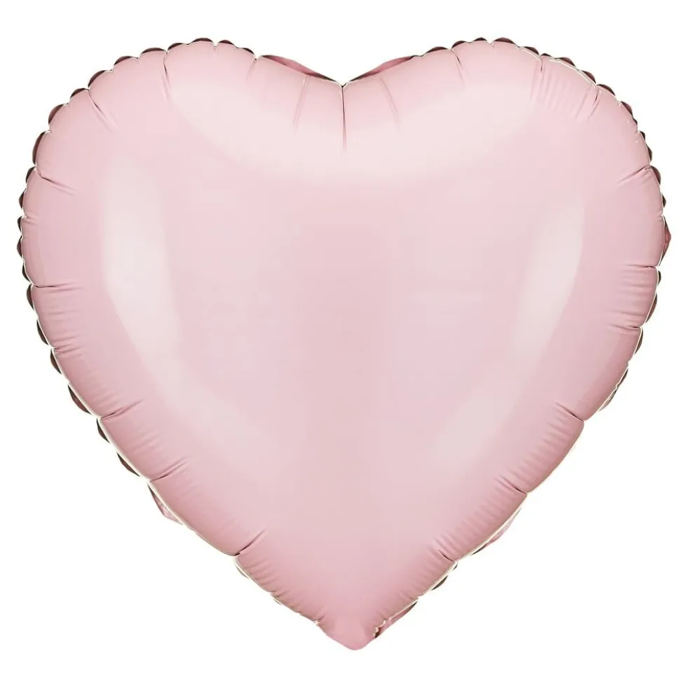 Folieballon Hjerte Lyserød