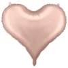 Folieballon Hjerte Roséguld