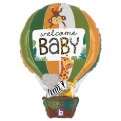 Folieballon Jungle Welcome Baby