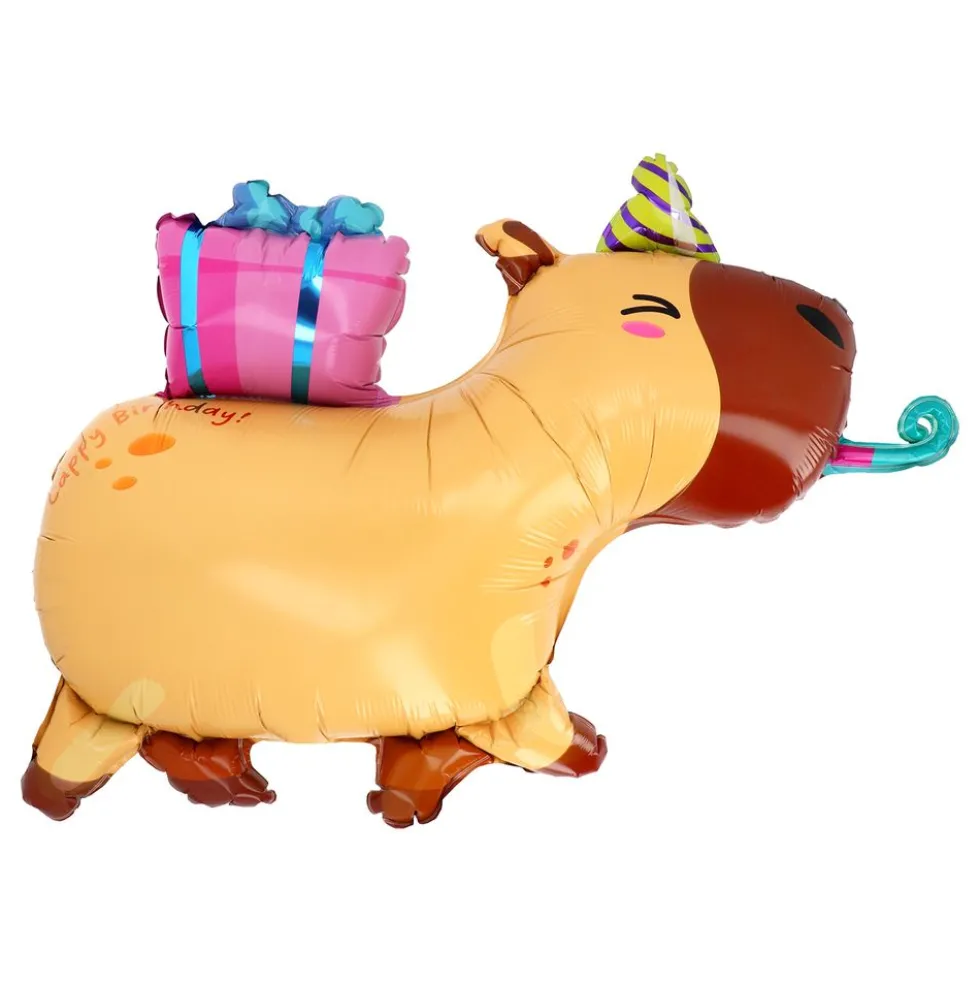Folieballon Kapybara Happy Birthday