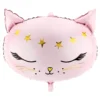 Folieballon Kat Lyserød
