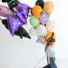 Folieballon Lilla Flagermus