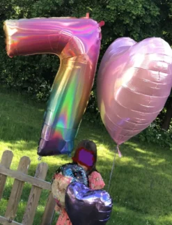 Folieballon Lyslilla Hjerte