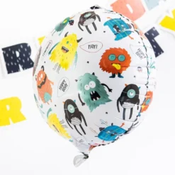 Folieballon Monster Bash Happy Birthday