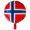 Folieballon Norske Flag