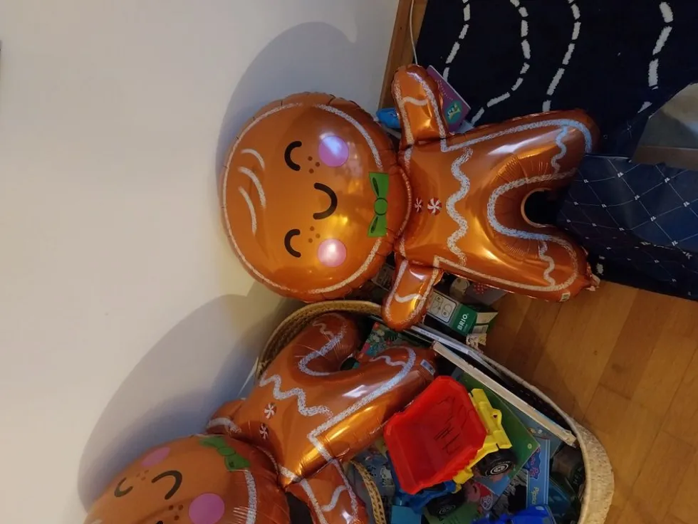 Folieballon Peberkagemand