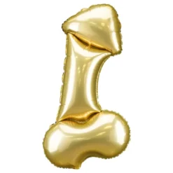 Folieballon Penis Guld