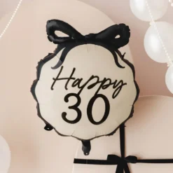 Folieballon Roset Happy 30