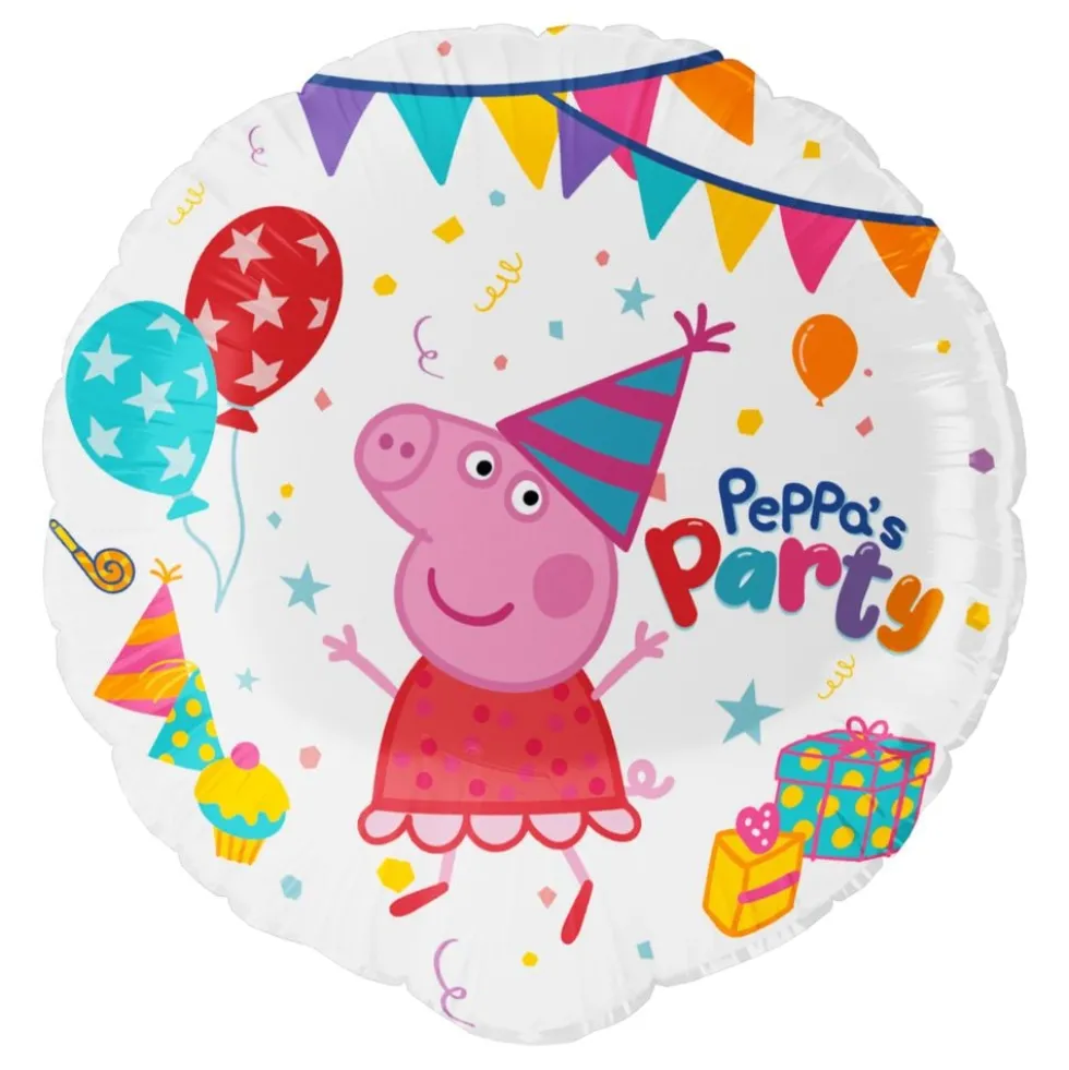 Folieballon Rund Gurli Gris™ Peppa’s Party