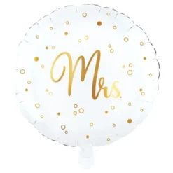 Folieballon Rund Mrs