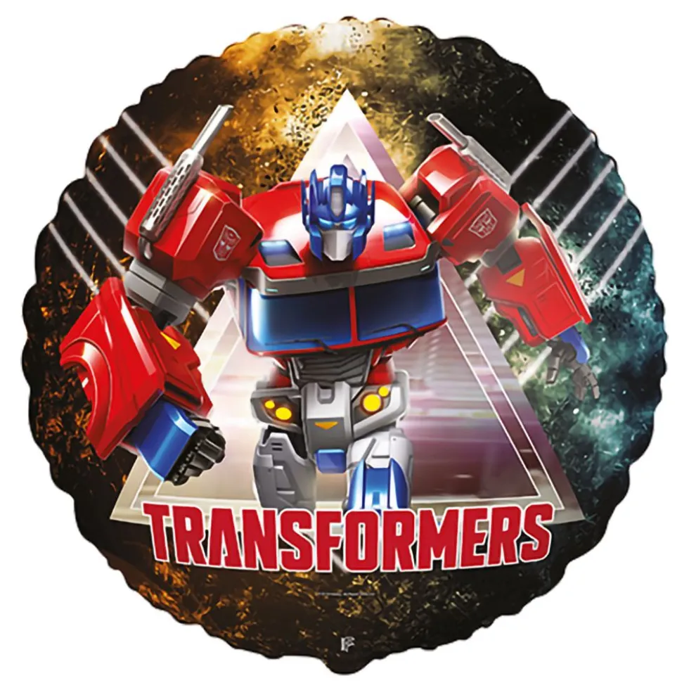 Folieballon Rund Transformers™ Optimus Prime