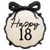 Folieballon Sløjfe Happy 18
