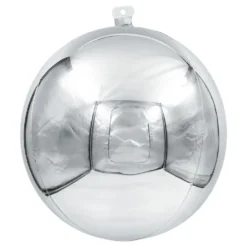 Folieballon Spejlkugle Sølv 3-pak