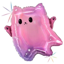 Folieballon Spøgelse Kawaii Kat