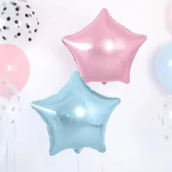 Folieballon Stjerne Lyserød
