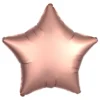 Folieballon Stjerne Silke Roséguld