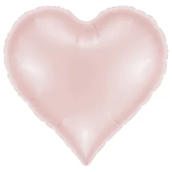 Folieballon Sweetie Heart Satin Pastelrosa