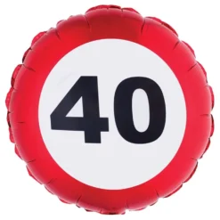 Folieballon Trafikskilt 40