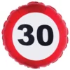 Folieballon Trafikskilt 30