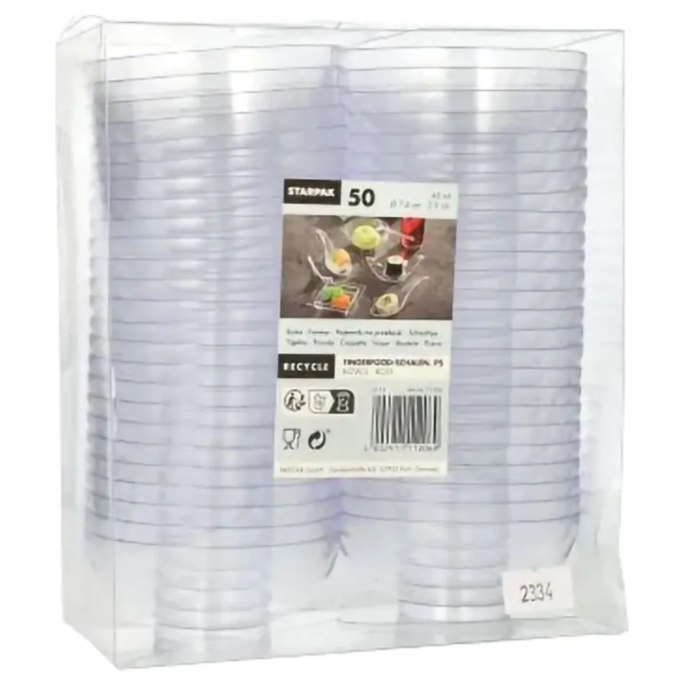 Forme Fingerfood Rund Transparent