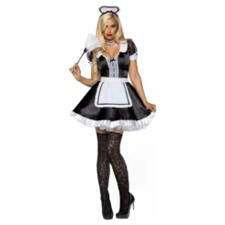 Fransk Stuepige Kostume Deluxe