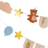 Første Fødselsdagsbanner med Bjørne