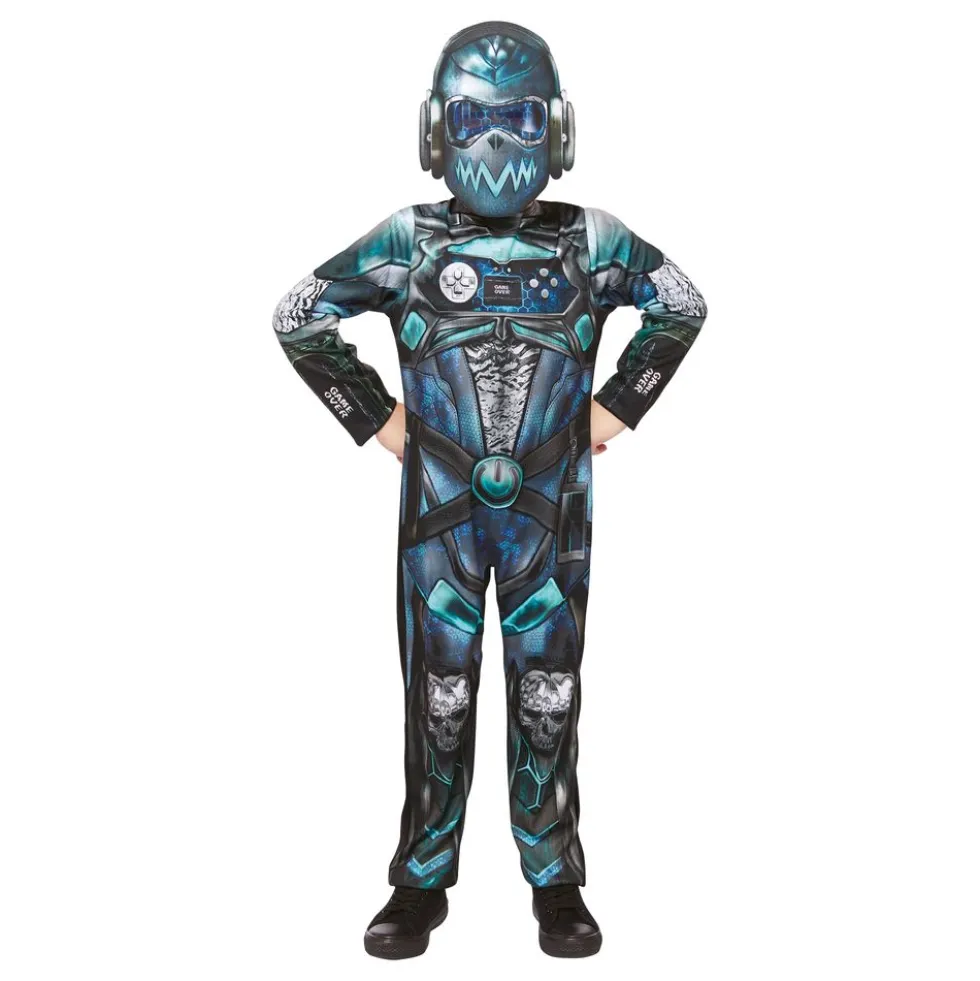 Gamer Jumpsuit Børnekostume