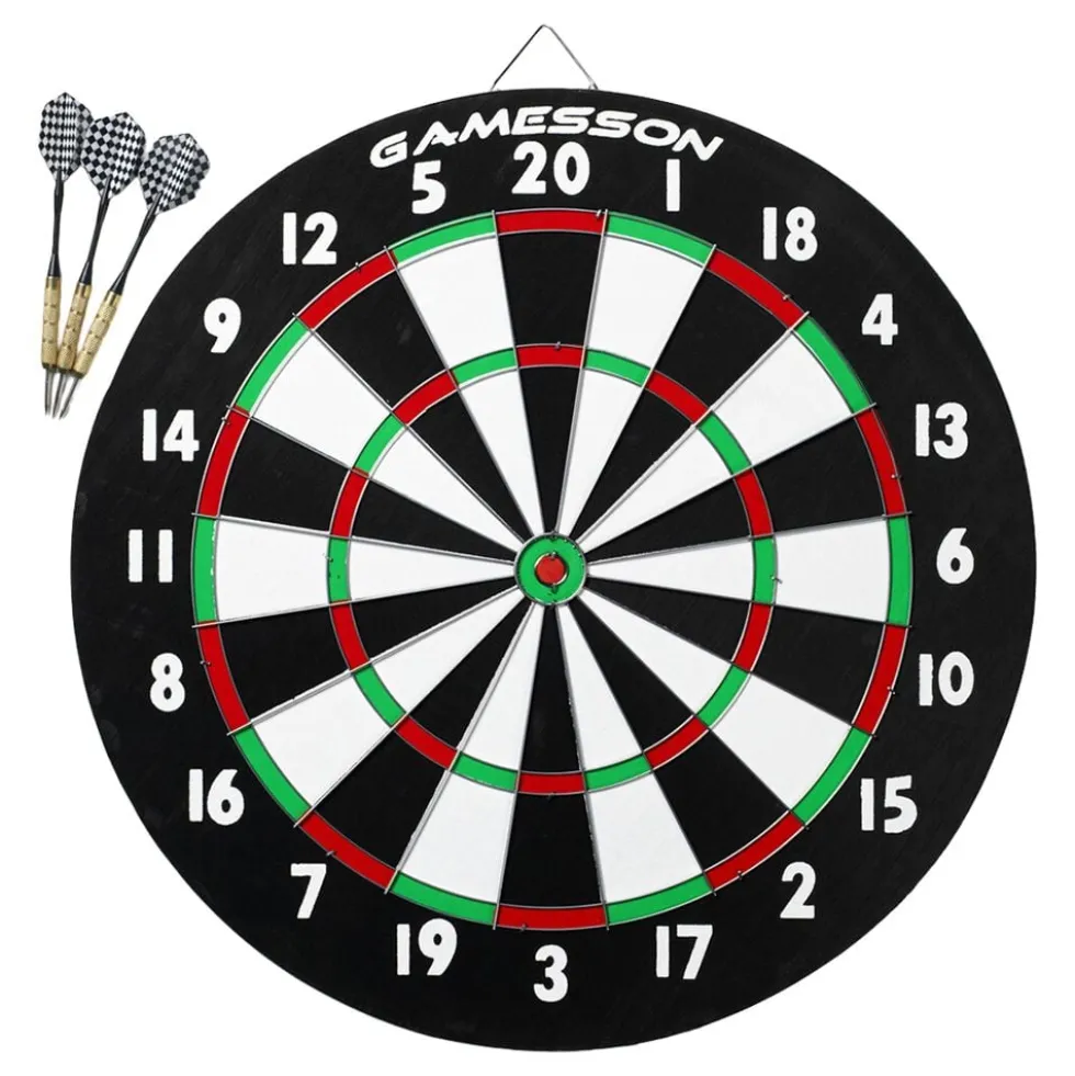 Gamesson Dartskive Sæt