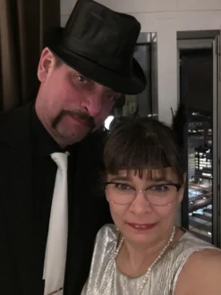 Gangsterhat i Læderlook