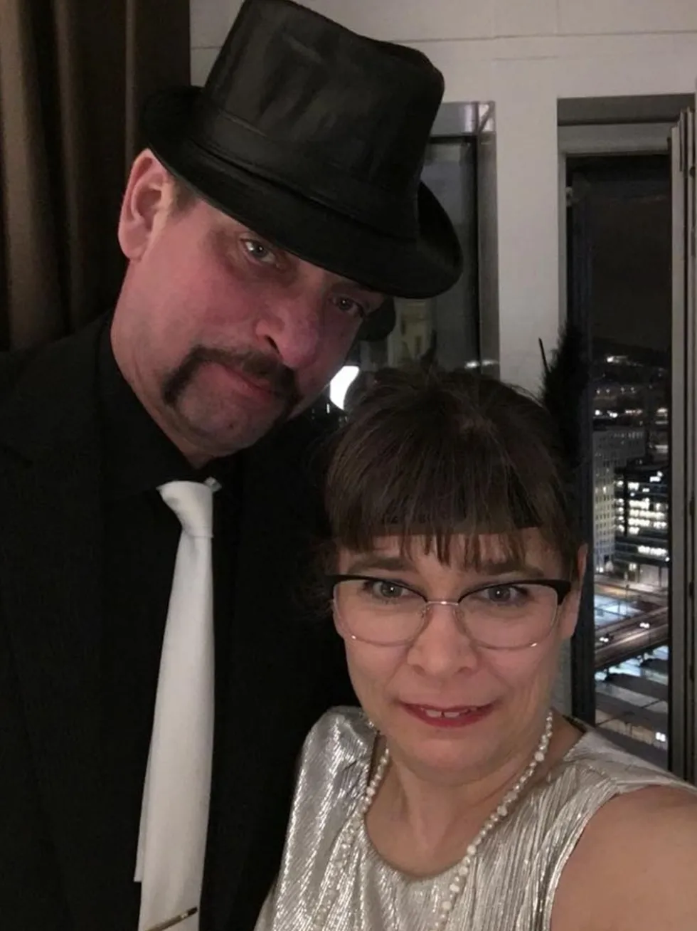 Gangsterhat i Læderlook