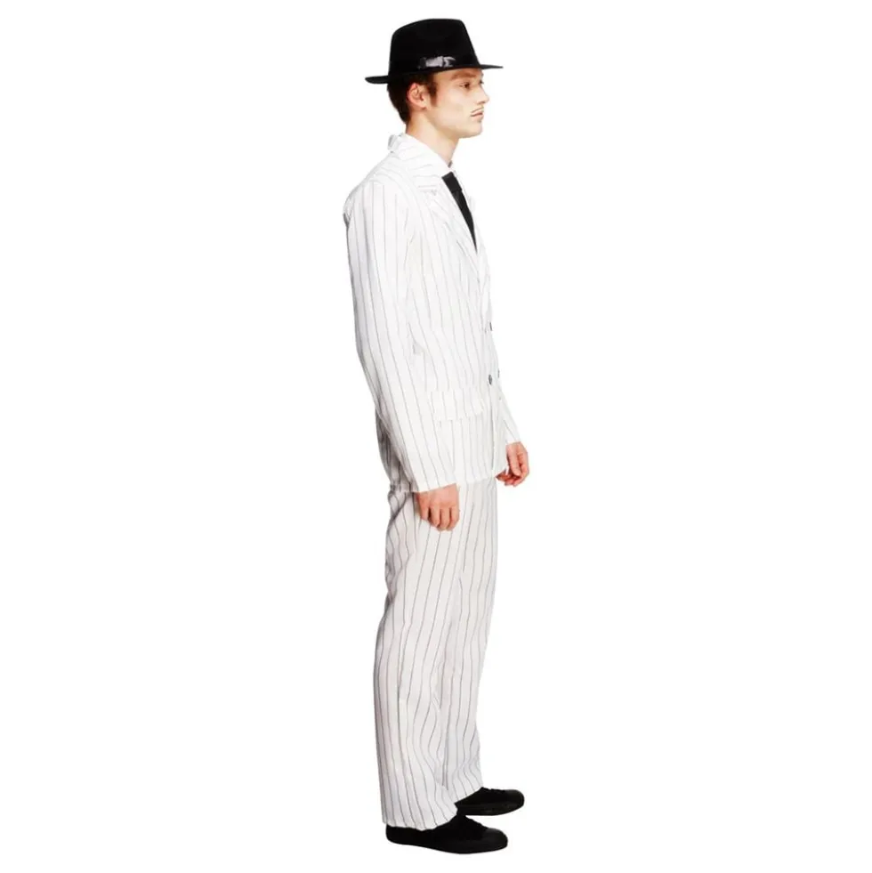 Gangster Hvid Kostume
