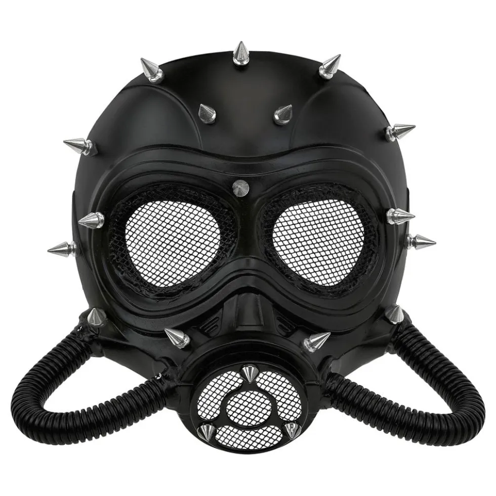 Gasmask med nitter