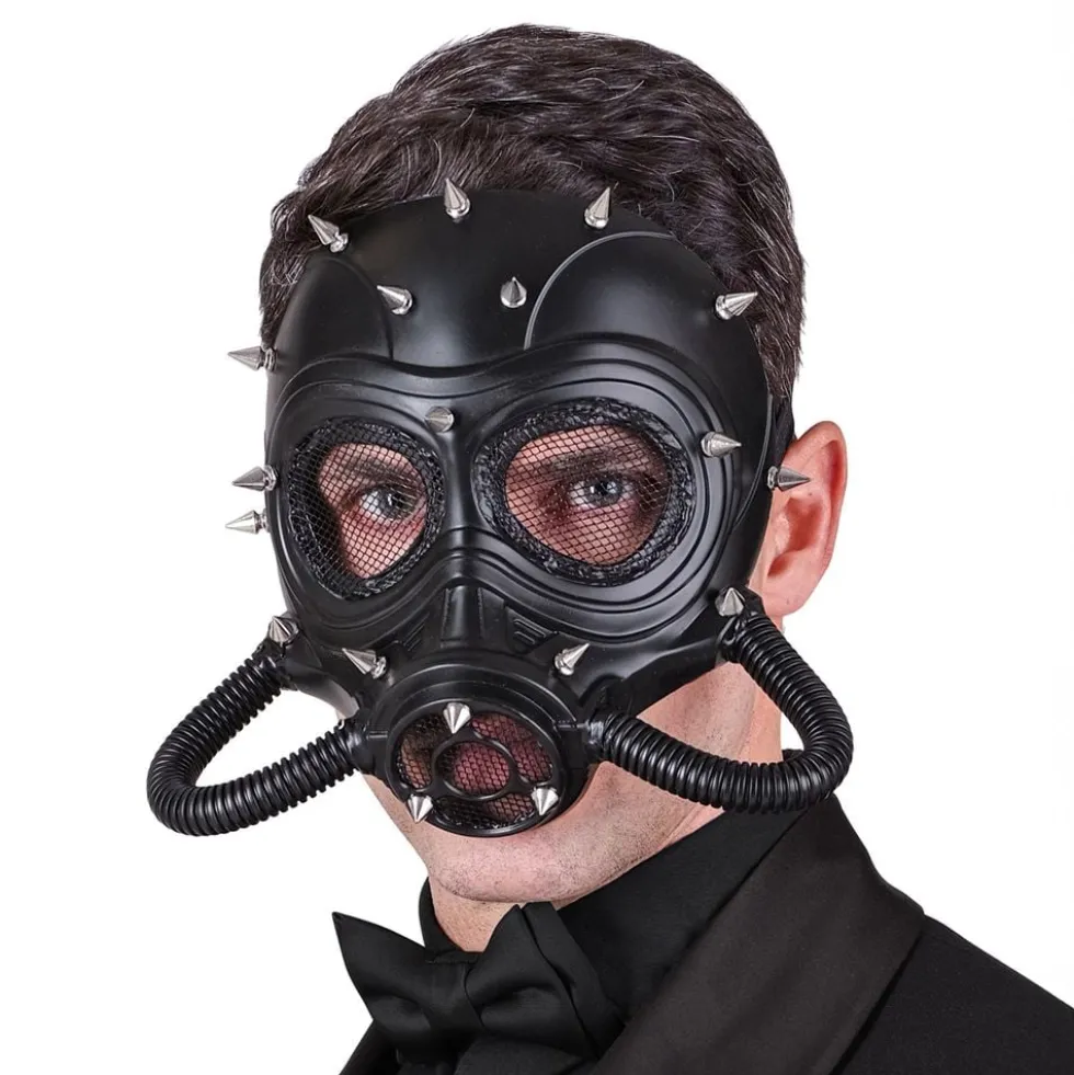 Gasmask med nitter