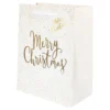 Gavepose Merry Christmas Hvid