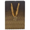 Gavepose Sort/Guld Glitter