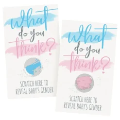 Gender Reveal Scratchkort Boy/Girl