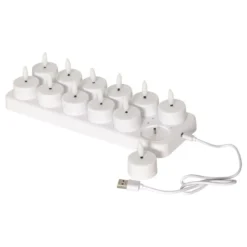 Genopladelige LED Fyrfadslys