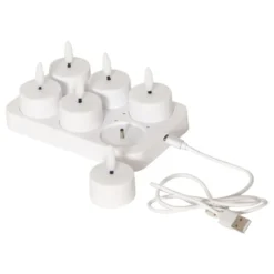 Genopladelige LED Fyrfadslys