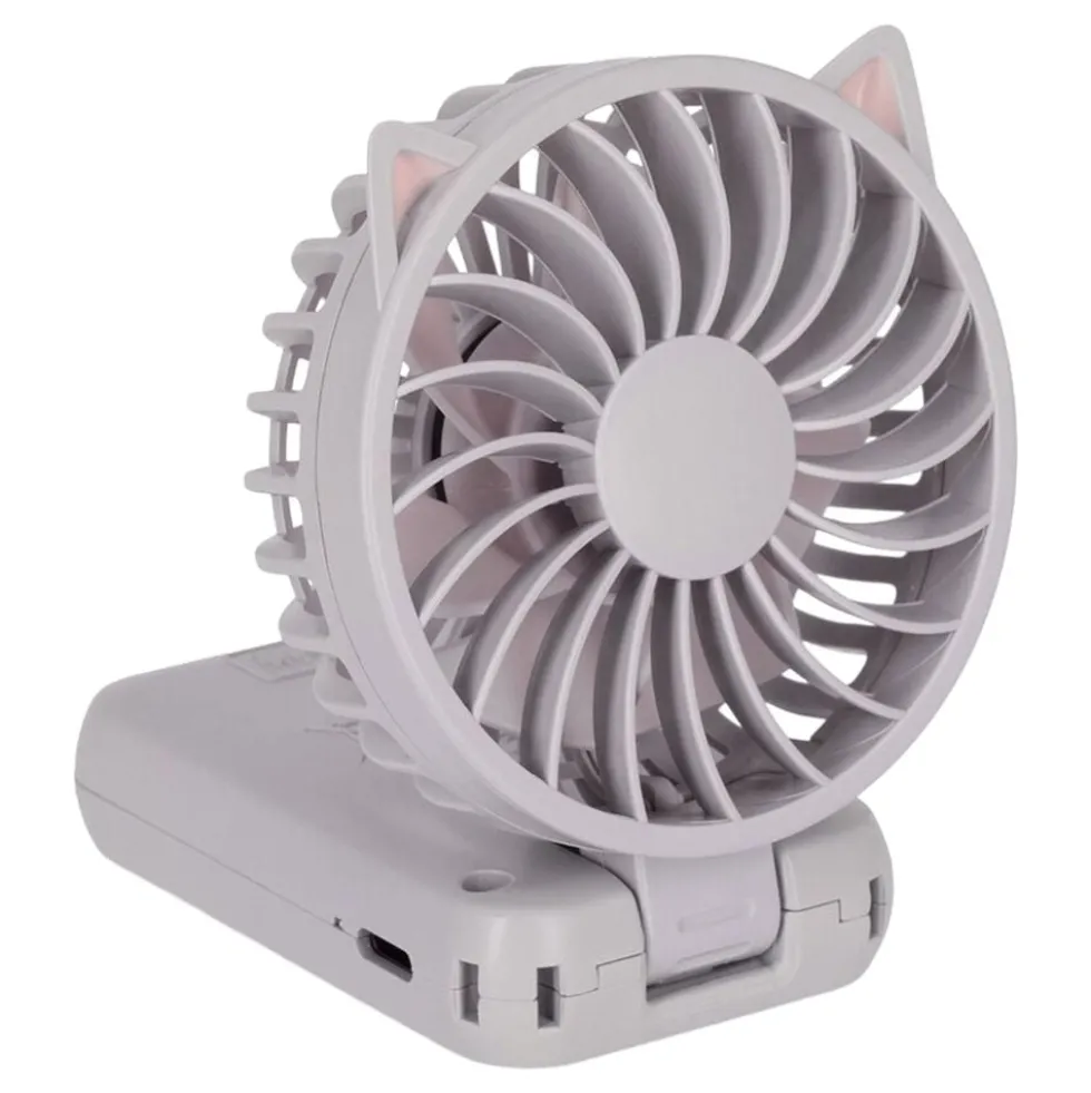 Genopladelig Mini-ventilator Kitty