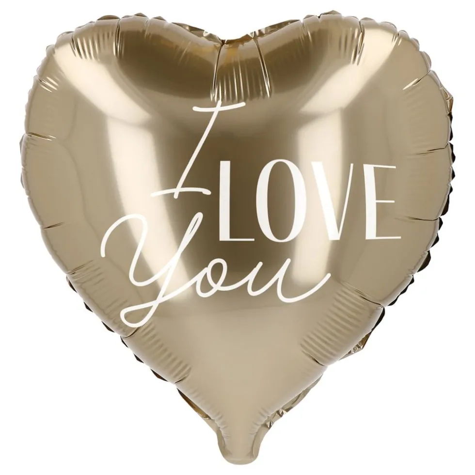 Gigantisk Folieballon Hjerte I Love You