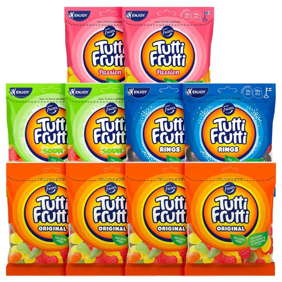 Gigantisk Slik Tutti Frutti
