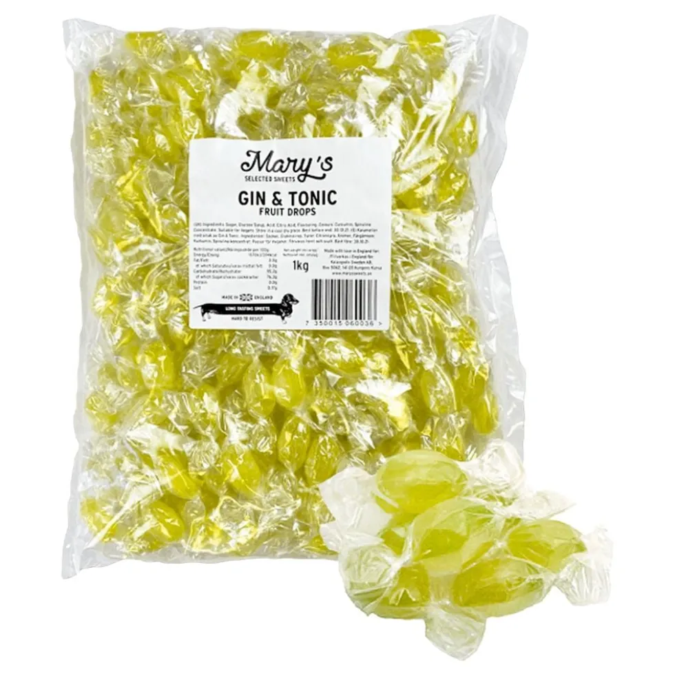 Gin & Tonic Fruit Drops Økonomipakke