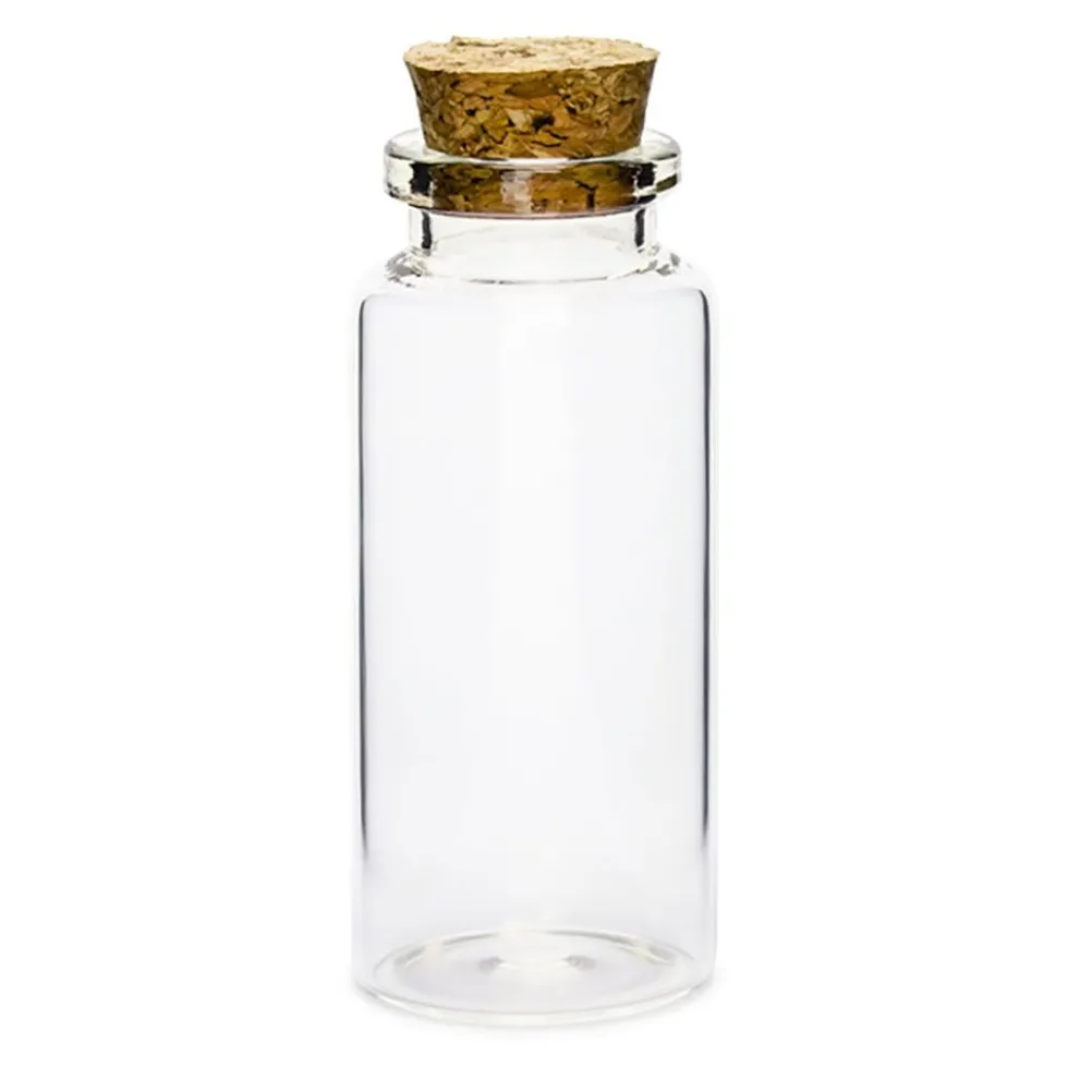 Glasflaske med Korklåg